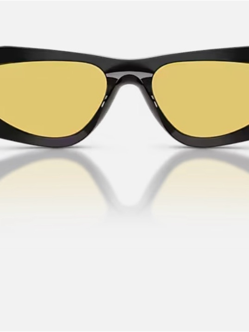 Prada Sunglasses Black Frame Yellow Lens - Picture 9 of 9